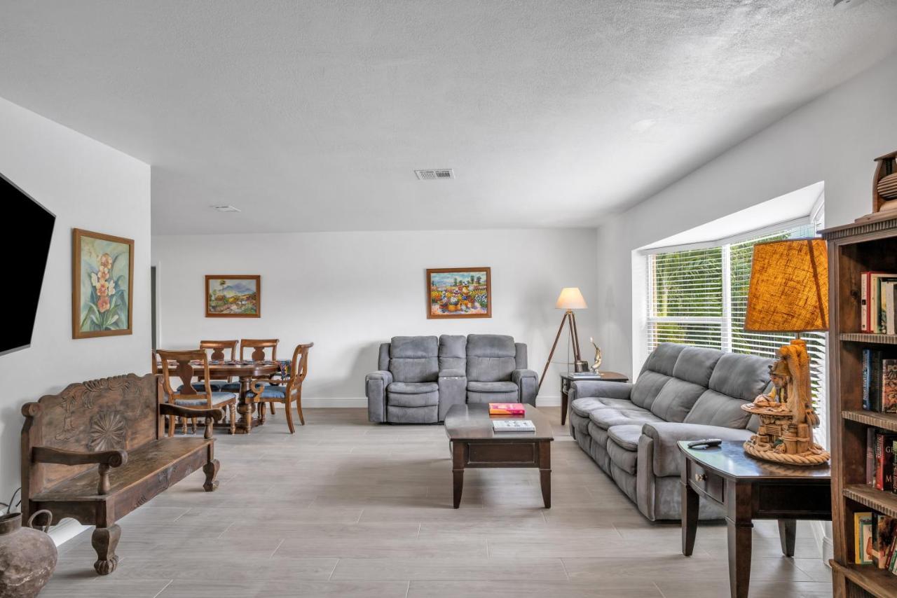 4 Bd Near Beach Spacious Solar Heated Pool Waterfront Home 폼파노 비치 외부 사진