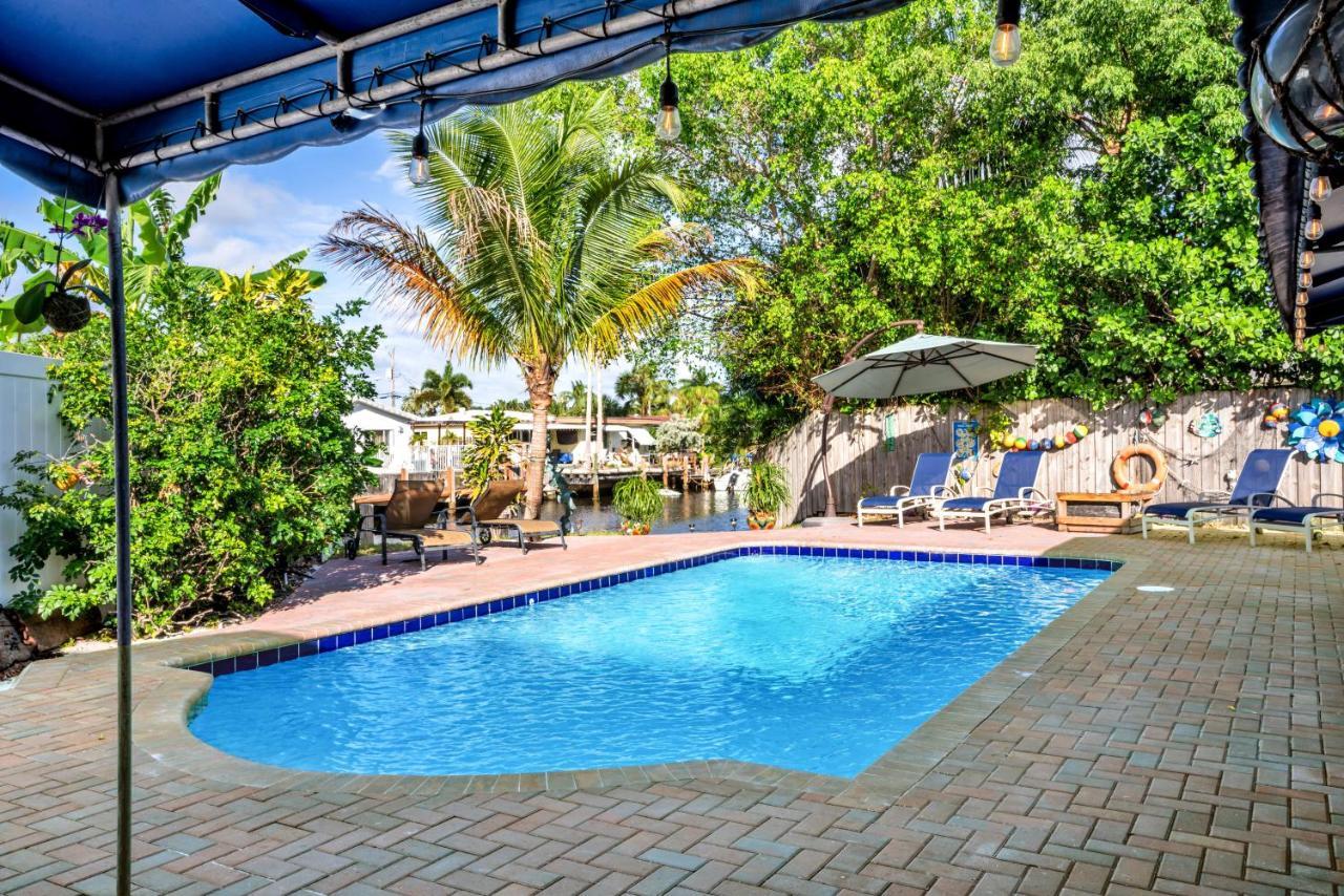 4 Bd Near Beach Spacious Solar Heated Pool Waterfront Home 폼파노 비치 외부 사진