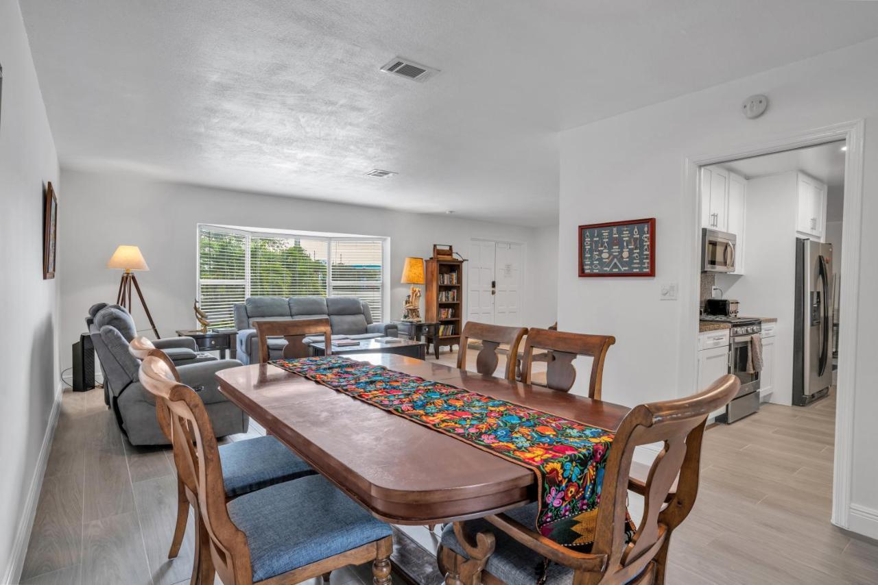 4 Bd Near Beach Spacious Solar Heated Pool Waterfront Home 폼파노 비치 외부 사진