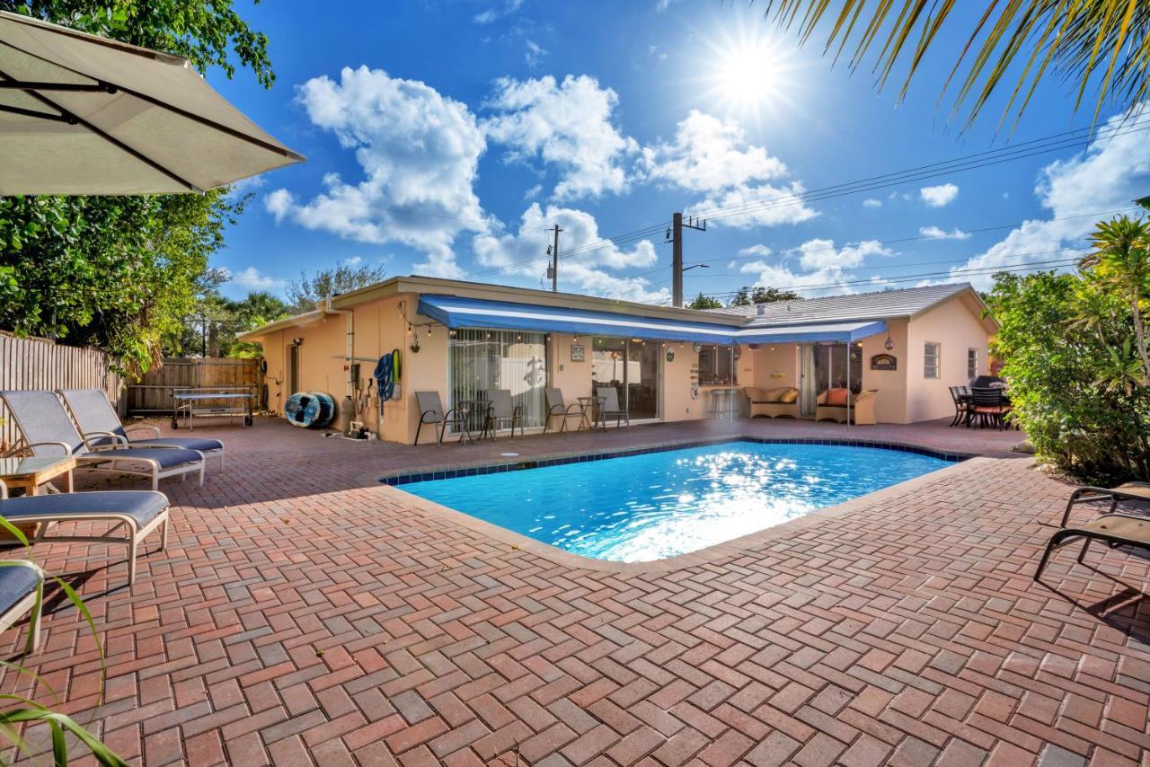 4 Bd Near Beach Spacious Solar Heated Pool Waterfront Home 폼파노 비치 외부 사진